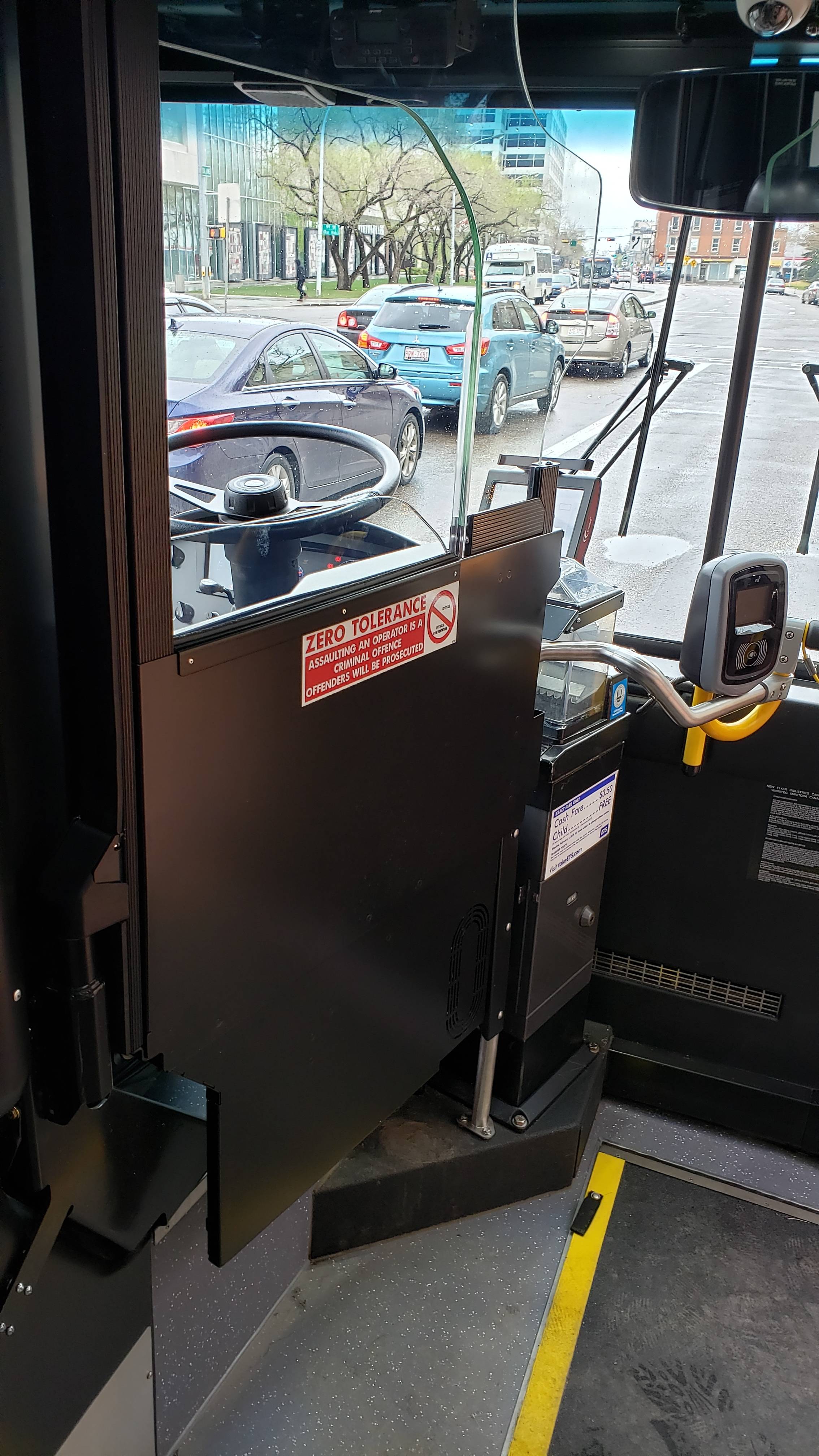 New Driver Safety Shields Installed On Edmonton Buses Atu 569